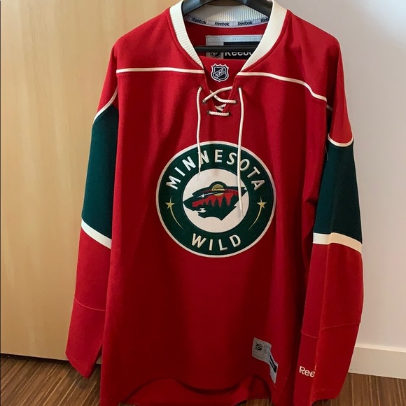 minnesota wild red jersey